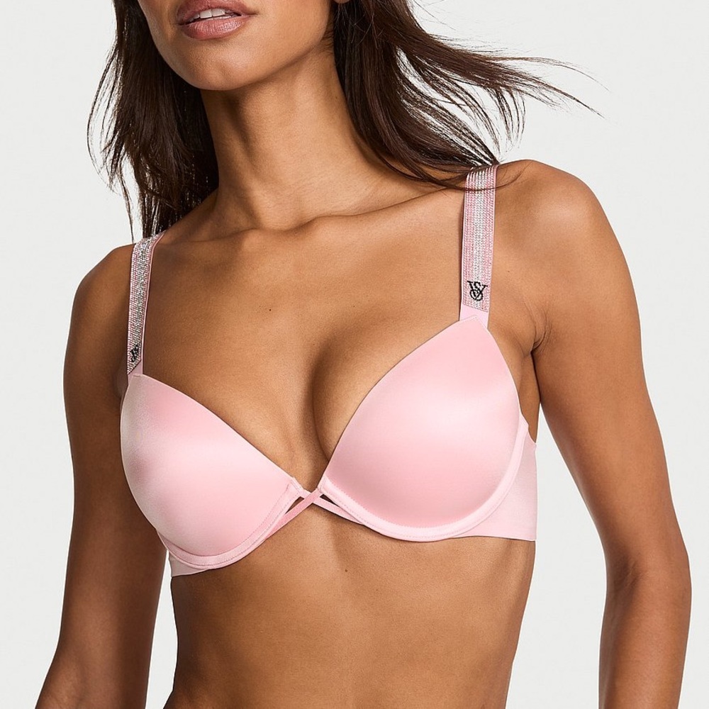 VICTORIA’S SECRET VERY SEXY Heritage Stripe Shine Strap Push-Up Bra